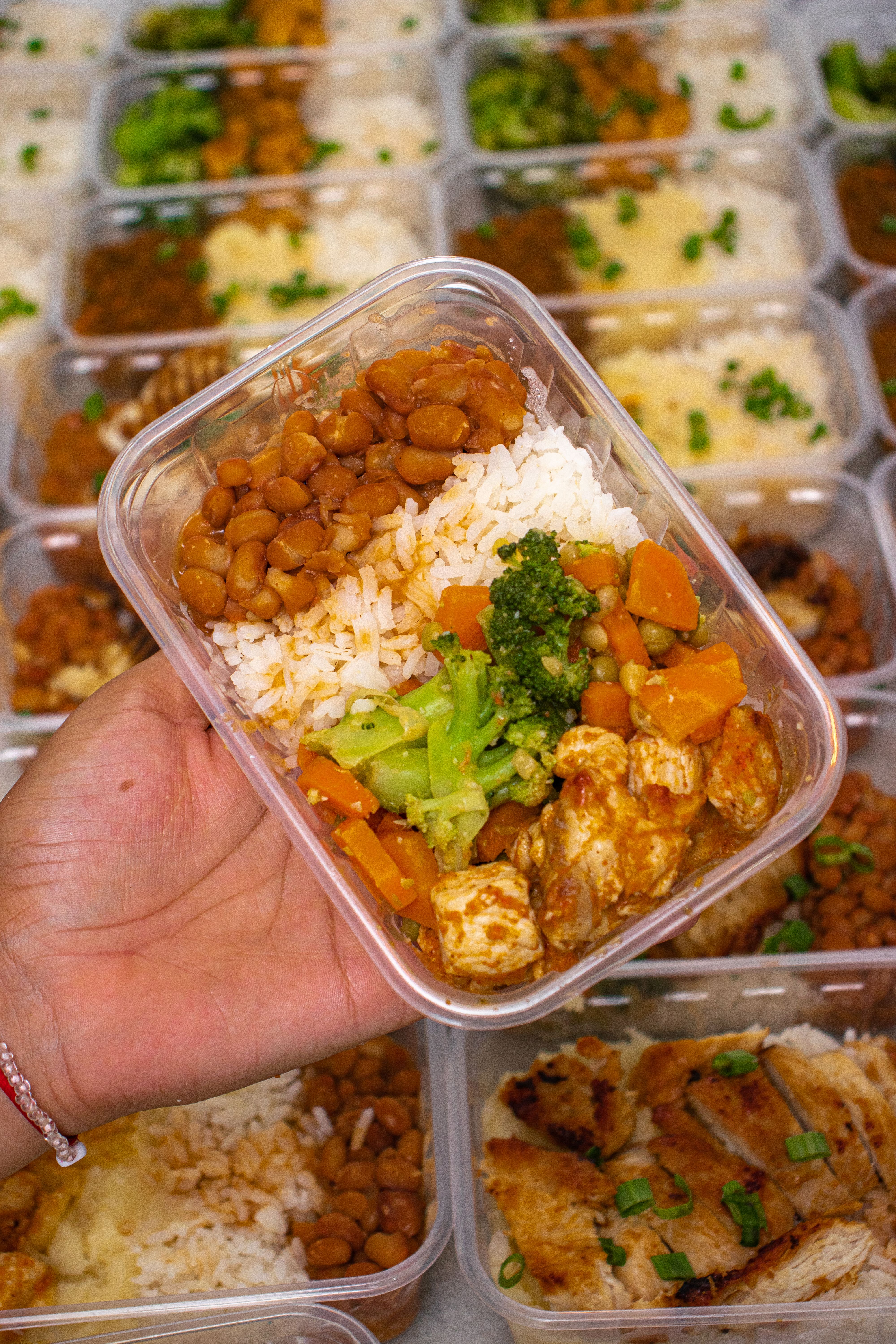Prepared meal trays